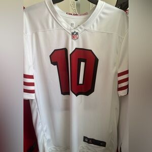NFL White and Red Jersey